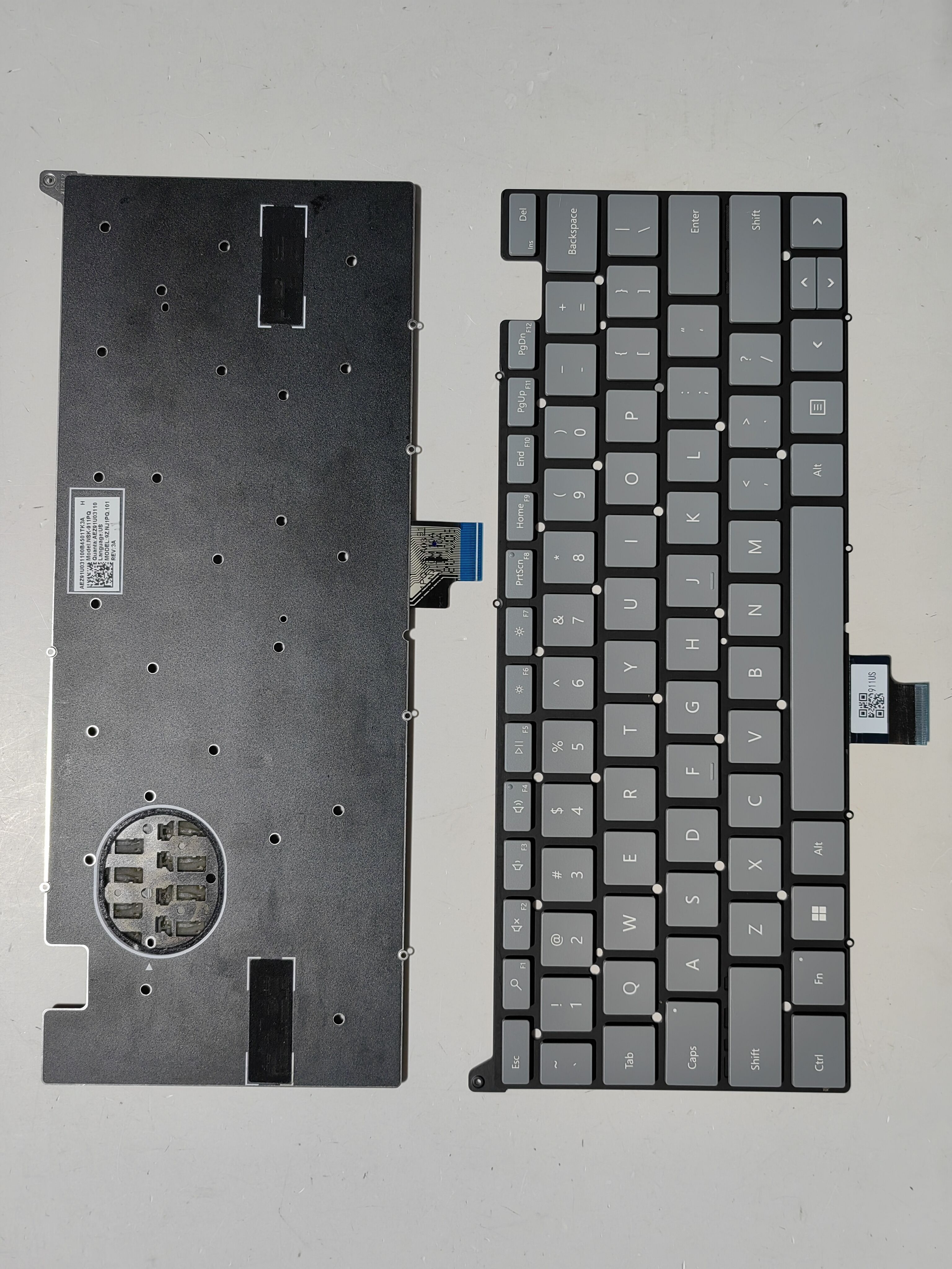 Picture of New Replacement Laptop Keyboard For Microsoft 1943/1963/Surface Go 1943 12.4 without switch Grey US Layout